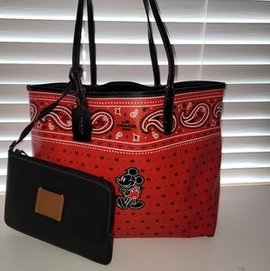 Mickie Mouse collection Coach reversible tote